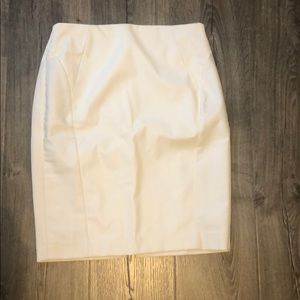 White (without the) leather express skirt
